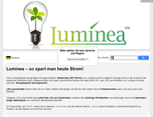Tablet Screenshot of luminea.info