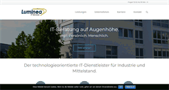 Desktop Screenshot of luminea.de